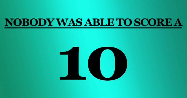 Banner for No one has been able to score it yet.