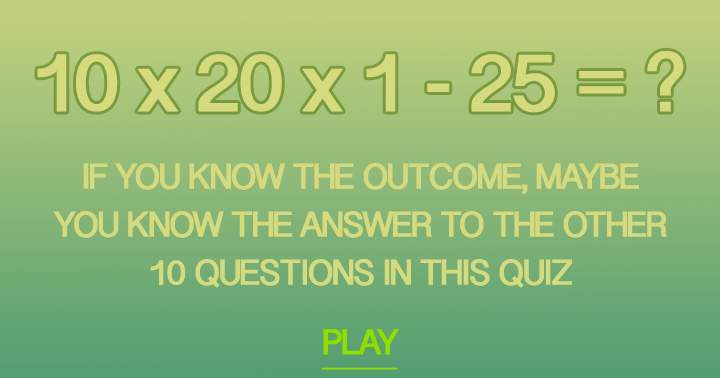 The outcome is unknown to most individuals.