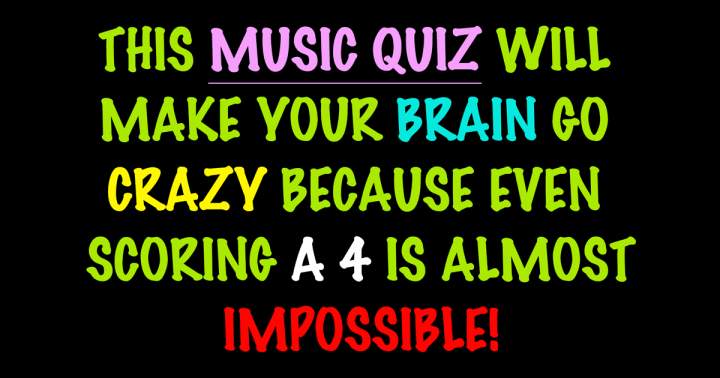 Challenging Music Quiz