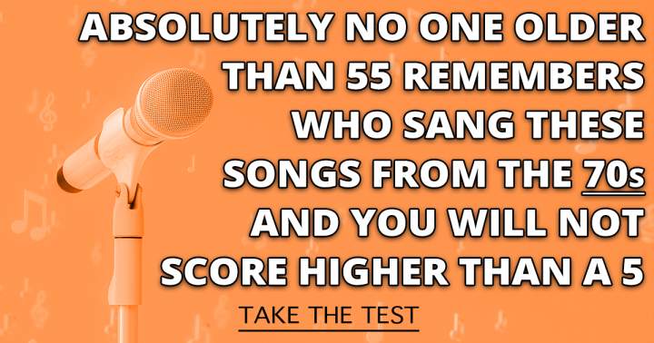 Banner for Which singer performed these songs from the 1970s?