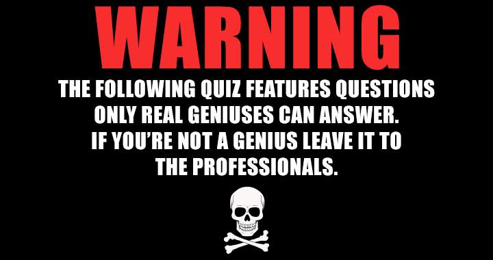 Banner for ONLY PROFESSIONALS ALLOWED FOR THIS QUIZ.