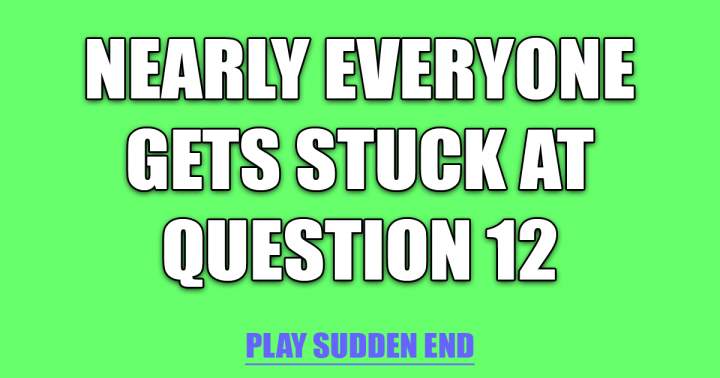 Banner for Quiz with a sudden end containing mixed knowledge.