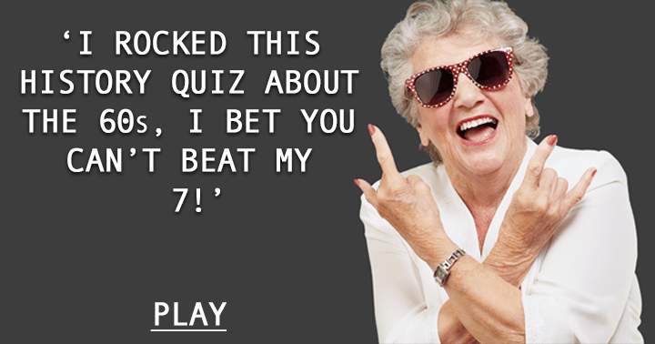 Banner for Quiz on the history of the 1960s.