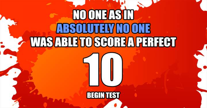 Banner for If you scored a 10, please share.