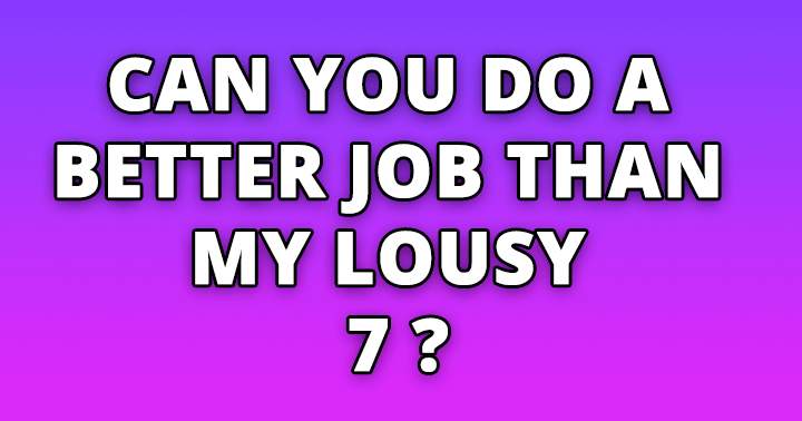 Banner for Let me know in a comment if you were able to beat my score!