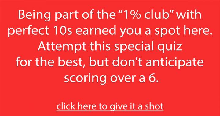 Trivia Quiz for the 1% Club
