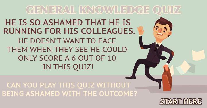 Will you feel embarrassed by the results of this quiz?