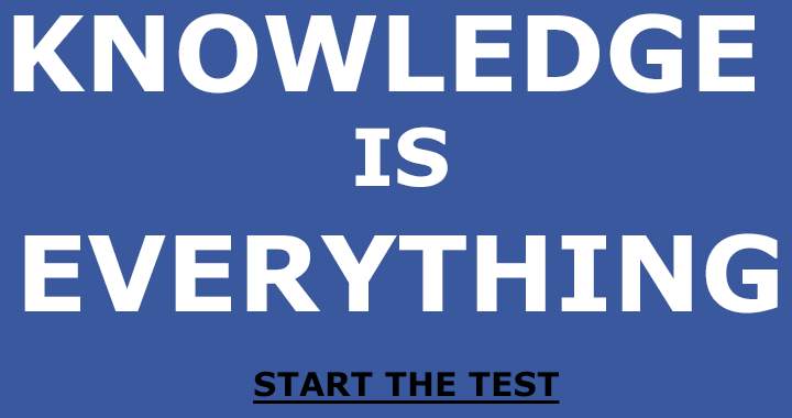 Banner for Quiz on General Knowledge