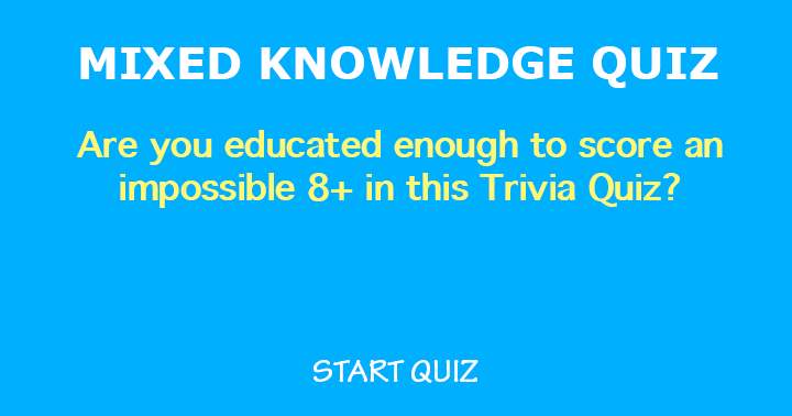 Banner for Quiz with a variety of topics