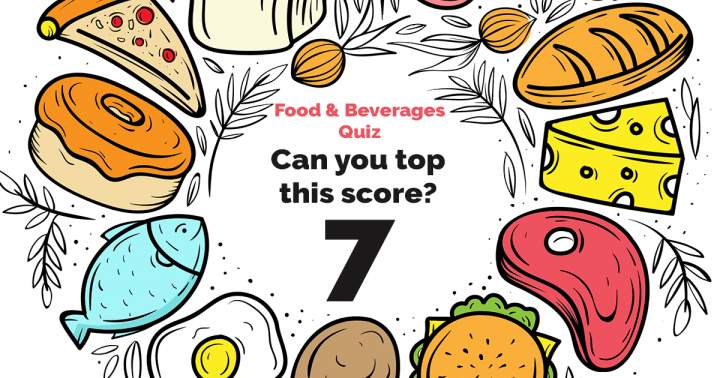 Banner for Quiz on Food and Beverages