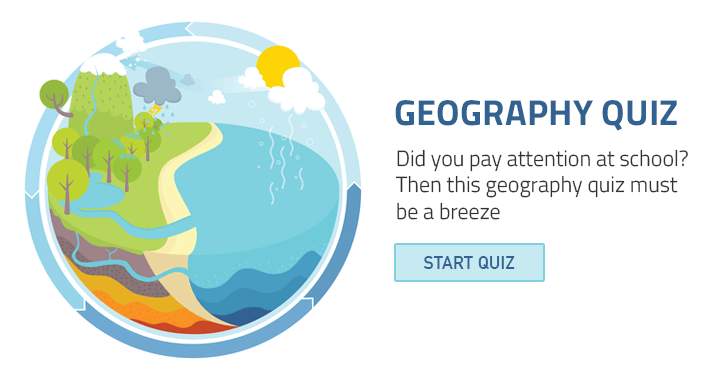 Banner for If you were attentive in geography class, this quiz should be easy for you.