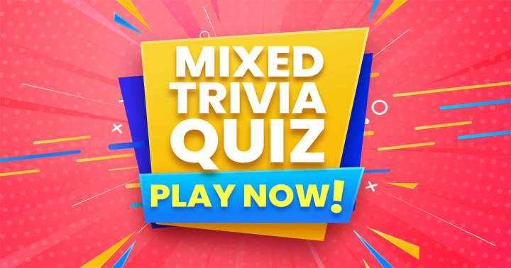Banner for Trivia Quiz with a Mix of Questions