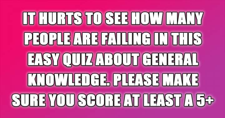 Banner for Perhaps we overestimated the simplicity of this quiz for you.