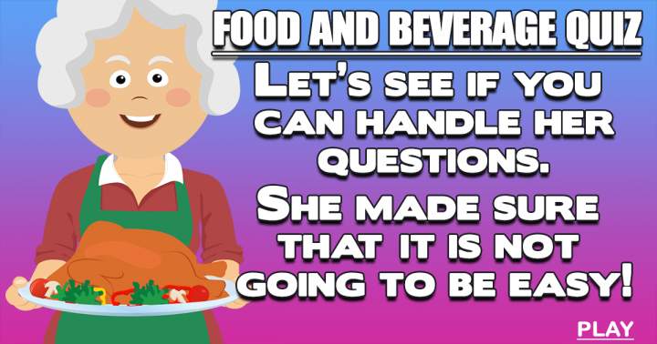 Banner for Food and Drink Trivia