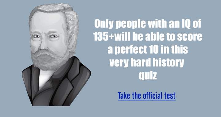 Banner for Historical Trivia Test