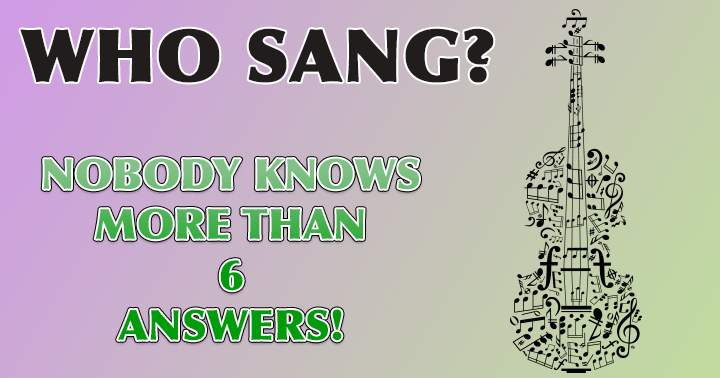 Banner for Are you aware of who performed these songs?