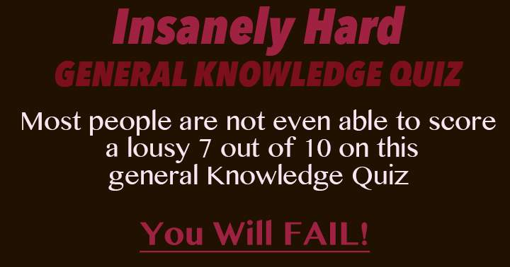 Banner for This general knowledge quiz will defeat you!