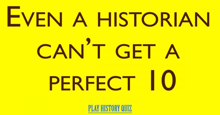 Historical Trivia Test