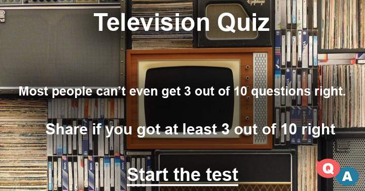 Banner for Try answering these 10 challenging TV trivia questions—chances are, you won't score more than 3 correct answers!