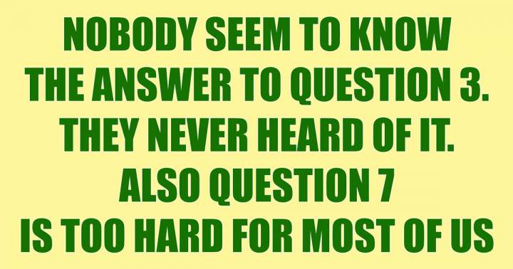 Banner for Enjoy This Entertaining General Knowledge Quiz