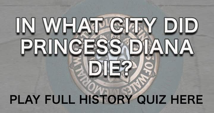 Try this renowned history quiz.