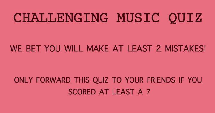 Banner for We predict you'll commit at least two errors in this quiz!