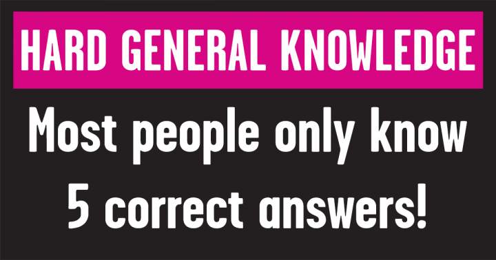 Challenging General Knowledge Queries