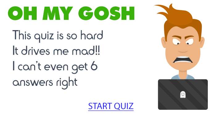Banner for This quiz is simply too difficult to be enjoyable.