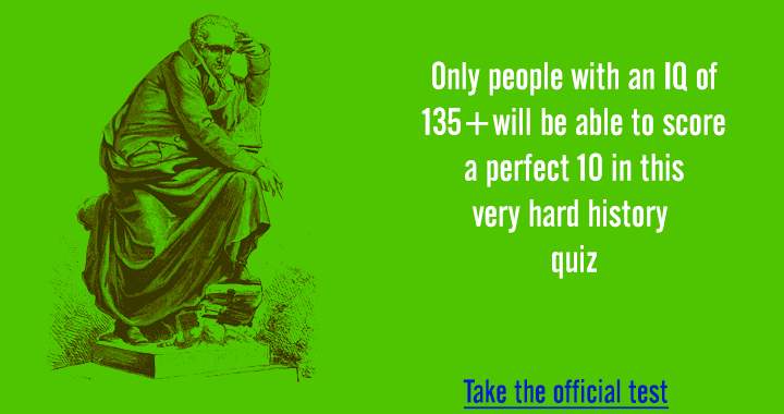 Banner for Do you have an IQ of 135 or higher? Find out by taking the test now!