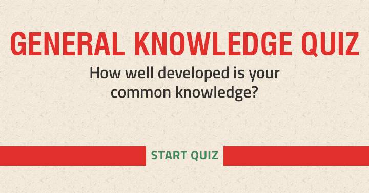 Is it common knowledge to you?