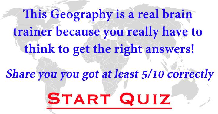 Banner for Geographical Trivia Test