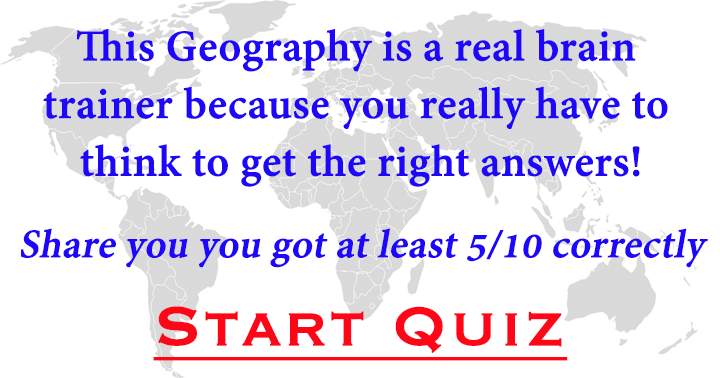 Geographical Trivia Test