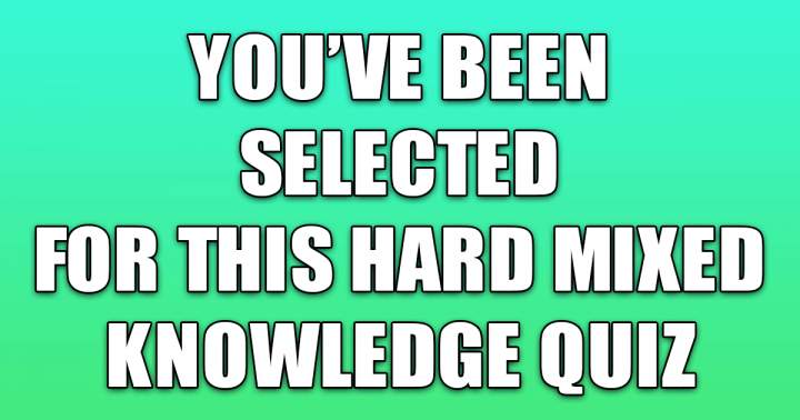 Banner for Tough Varied Knowledge Quiz
