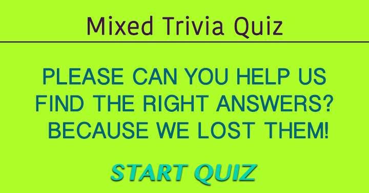 Assorted Knowledge Quiz