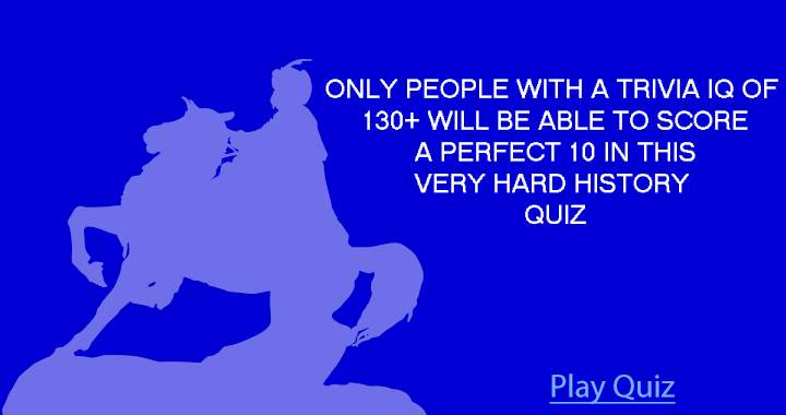 Banner for Unsolvable History Trivia Challenge