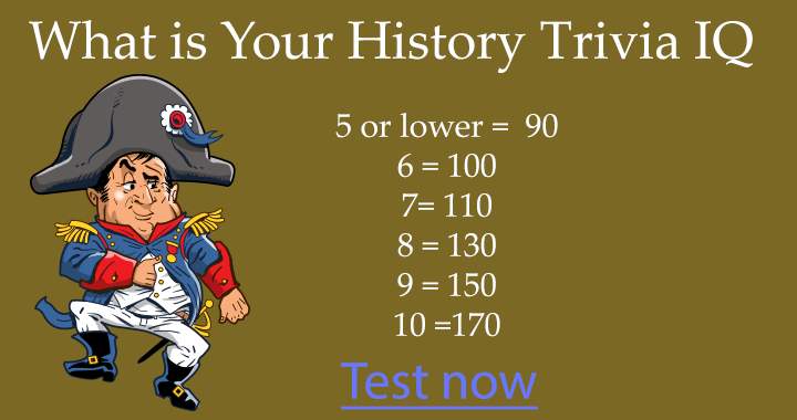 Discover your trivia intelligence quotient.