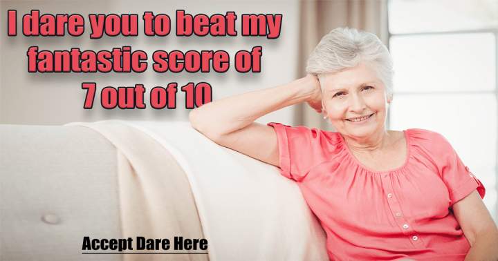 Banner for Do you have what it takes to outscore her 7 times out of 10? Take on the challenge!