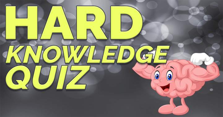 Banner for Difficult Knowledge Quiz