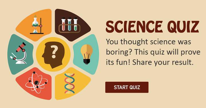 Banner for Post your Science quiz results on Facebook for your friends to see!