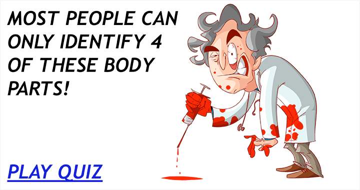 The majority of individuals can recognize only four of these body parts!