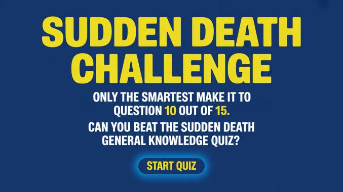 Sudden Death Quiz Challenge