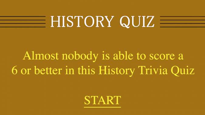 History Trivia