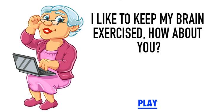 Banner for I like to exercise my brain, what about you?