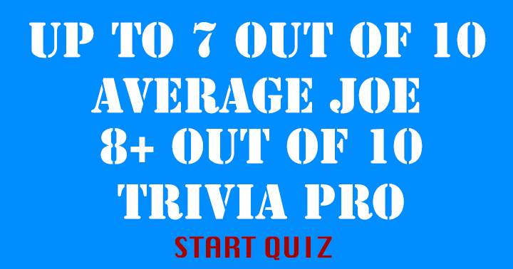 Banner for Only a real trivia Pro can score a 10