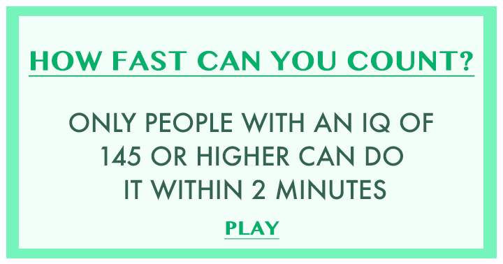 Banner for Is your IQ high enough to play this quiz under 2 minutes? 