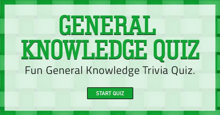 Banner for Fun general knowledge trivia quiz. Can you do it?