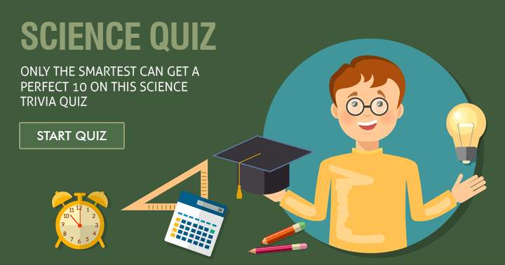 Banner for Very Hard Science quiz. Can you answer these 10 questions ?