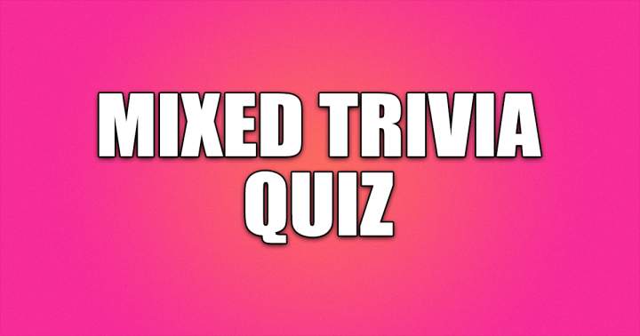 Banner for Mixed Trivia Quiz