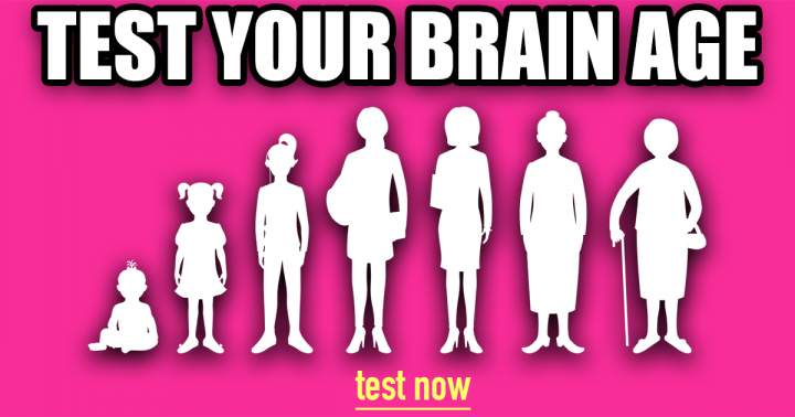 Banner for Test Your Brain Age