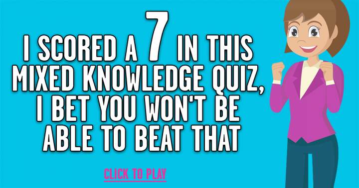 Banner for Mixed Knowledge Quiz